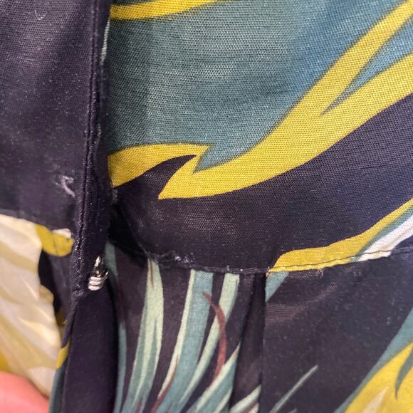 Carol Anderson Vintage Floral Shawl Collar Button Down 1980s Dress Sz Sm - Picture 7 of 15